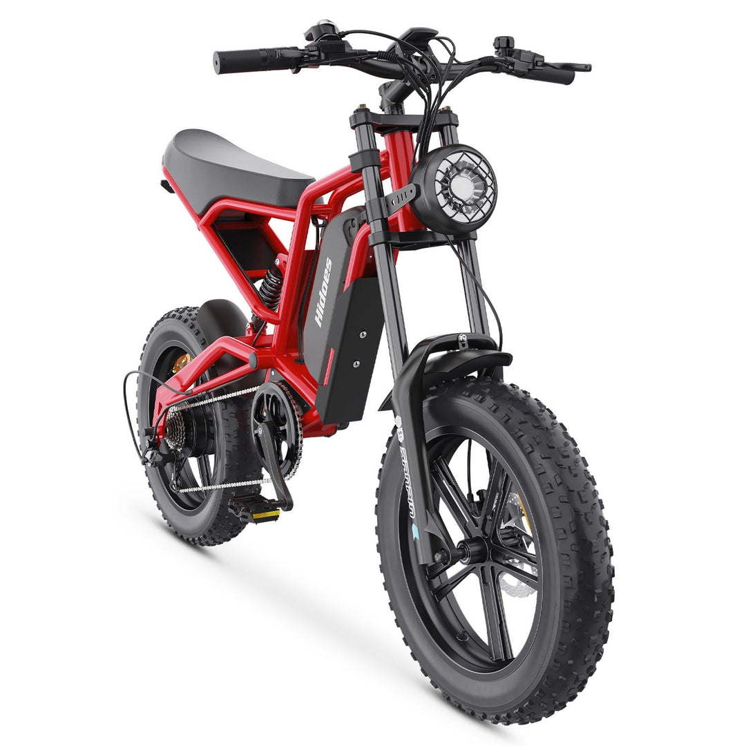 Hidoes® B6 Fat Tyre Electric Bike-Electric Scooters London